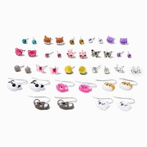 Claire's Kids Animal and Gem Earring Set - Multicolor